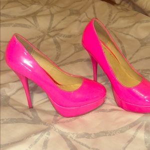 ✨Neon Pink Heels